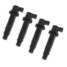 4PCS Black Ignition Coil For Yamaha FZ 1 YZF R1 R6 R6S VMAX V Max 1700 2002-2017