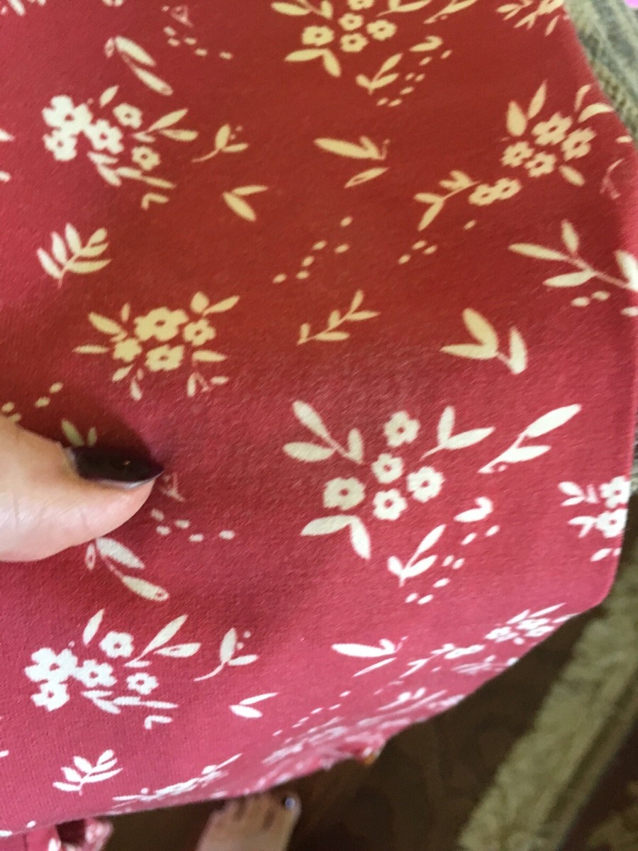 Legging Fille Sweet Honey - Taille 10 - Rouge Motif Floral - Noël - Occasion