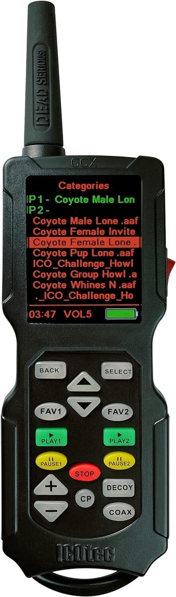 ICOtec Night Stalker+ Programmable Predator Hunting Call W