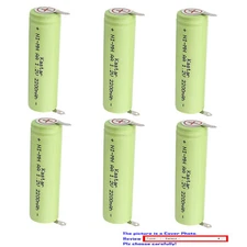 Kastar Ni-MH 2200mAh Battery for Braun Action Line 6522 Braun Action Line 6525