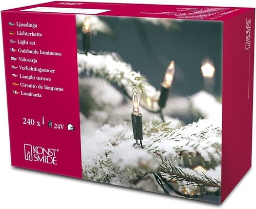 Luces de Navidad Luces de hadas multicolores Boda Navidad LED Enchufe eléctrico Mains - Imagen 18 de 29