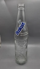 ACL and Ebossed Letter Soda Bottle Sunkist Drink Applied Color Label 1979