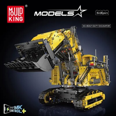 Mould King RC Liebherr Bagger R9800 Technic Modell Kettenbagger 17070 4767tlg