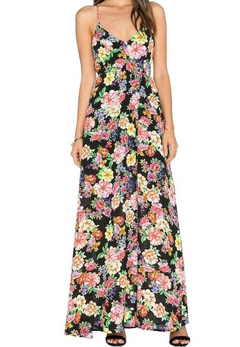 chinese dress ladies Winnie Dress in Midnight Roses  Ivy City Co