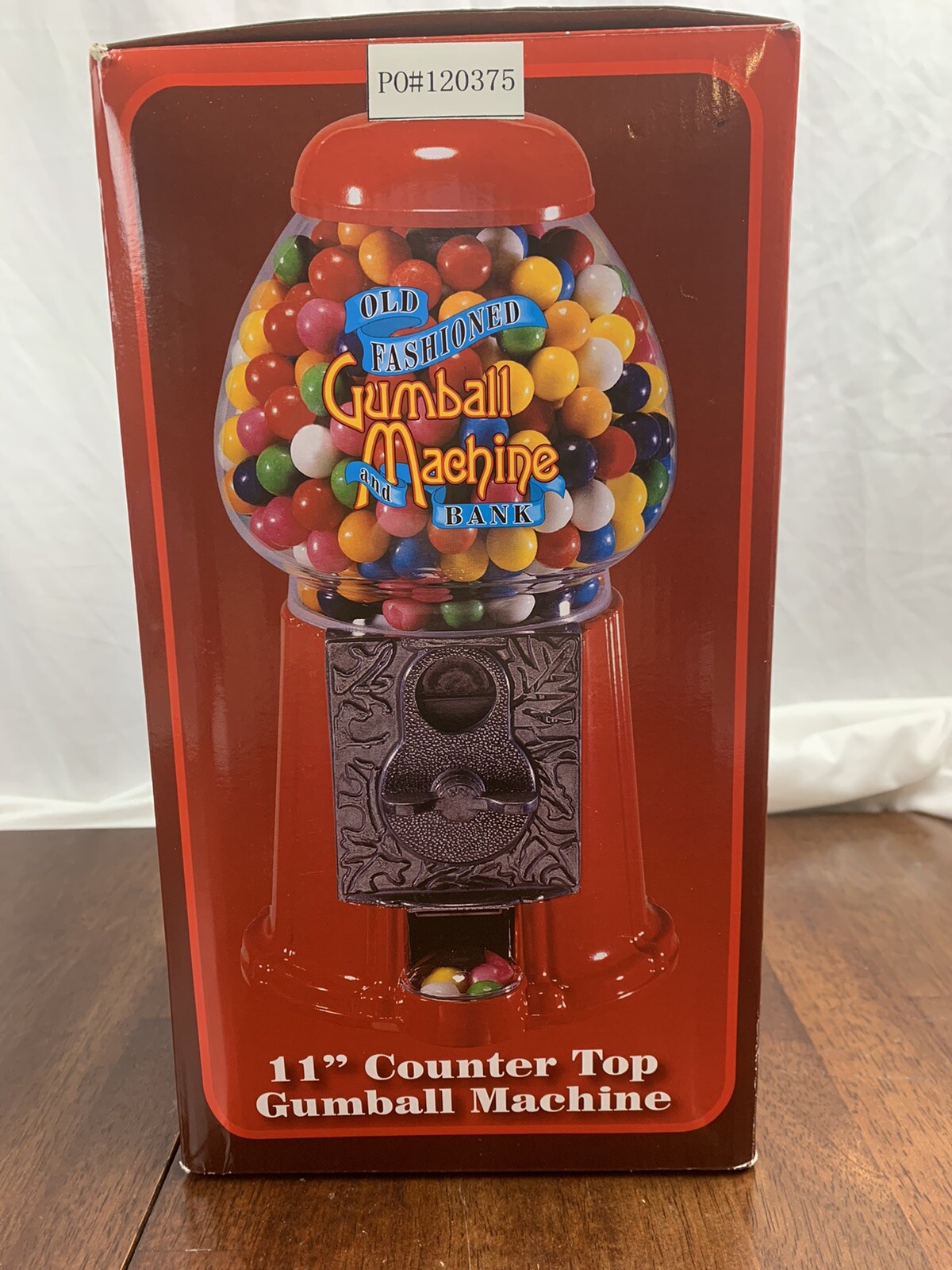 old fashioned gumball machine and bank 11” counter top jellybean