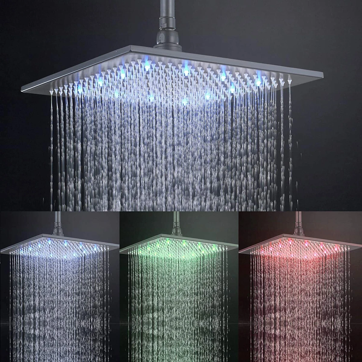Square shower sale light
