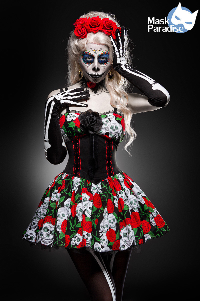 Disfraz La Catrina Carnaval Día de Muertos