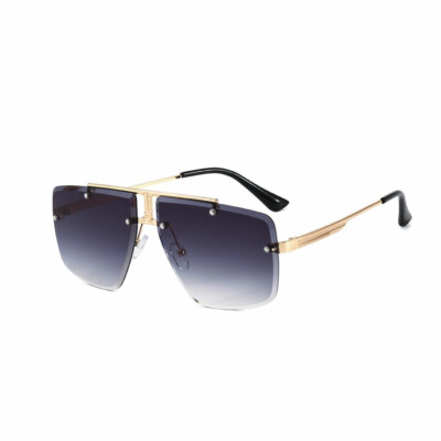 Fashion OVERSIZED Square Pilot Sunglasses Designer Mens Driving Shade Glasses