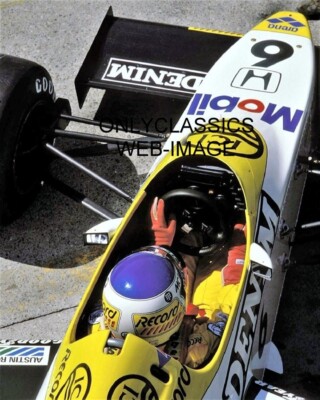 1984 KEKE ROSBERG GRAND PRIX FORMULA ONE 8X10 PHOTO VINTAGE WILLIAMS AUTO RACING
