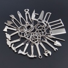 Repair Tool Wrench Spanner Pliers Key Chain Ring Keyring Metal Keychain Gift