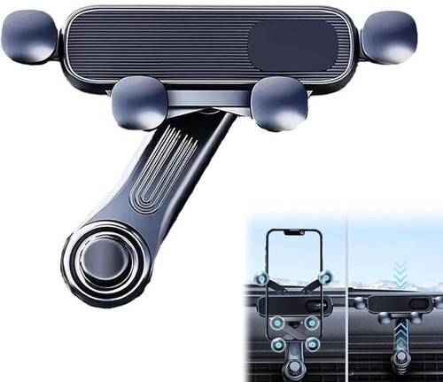 Sofenthiss Rotatable Car Phone Holder,Invisible Rotatable Air Vent Mount Holder - Zdjęcie 8 z 8