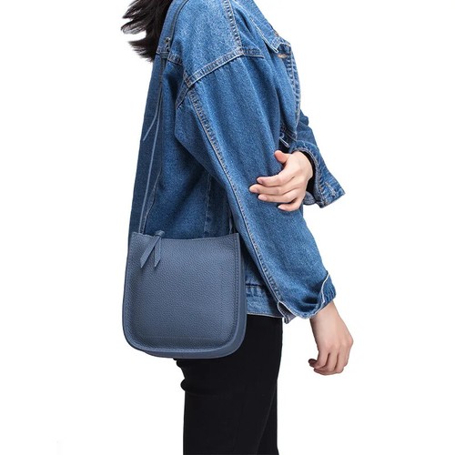 Women One Shoulder Bag Cowhide Crossbody Bag Female Handbag Small Messenger Tote - Bild 6 von 32