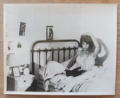 FOTO 25,5 X 21 cm BERNADETTE LAFFONT 1960 WASSER MIT DEM MUND