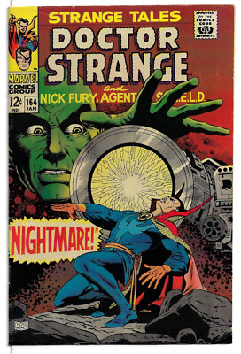 Strange Tales #164 (Marvel) Jan 1968, Steranko, Nick Fury, Dr Strange Tales #164 (Marvel) Jan 1968, Steranko, Nick Fury, Dr