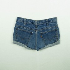 Vintage Levi's Jean Shorts Women's Size 28-30 Orange Tab Cut Off