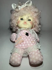 Geli Baby Girl Doll Rosy Cheeks Blue Eyes Soft Body Plush