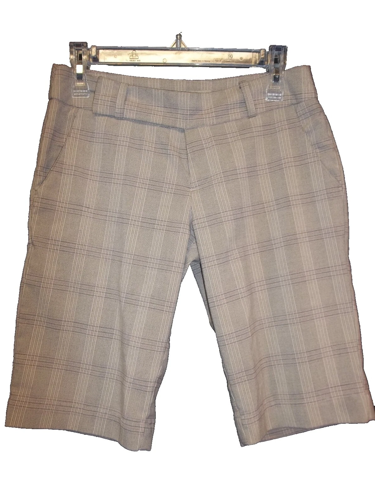 Wet-seal Check Shorts for Women