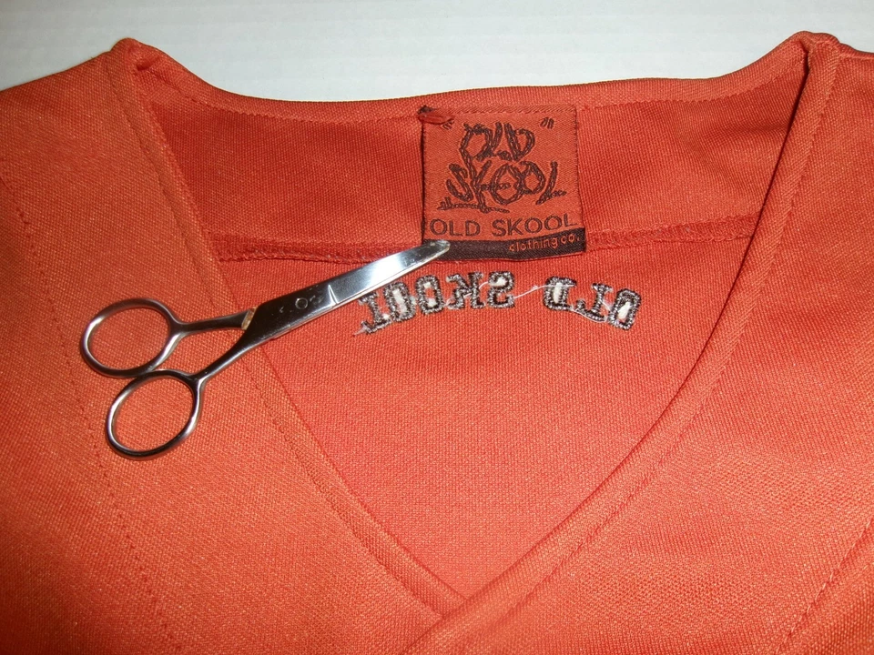 Old Skool оригинальный хип-хоп рубашка Sz. Короткие рукава на пуговицах 5XL б/у - Изображение 4 из 4