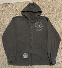 The Nightmare Before Christmas Movie Hoodie Sweatshirt Medium Rare Faded Gray