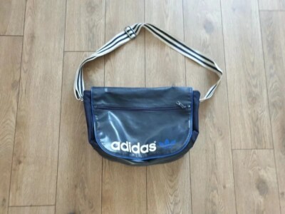 Adidas Originals Laptop Messenger Bag Navy Blue Unisex Airliner