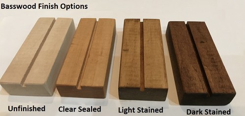 4 Zoll Holzhalter für 1/8" dicke Tischnummern - tolle Hochzeit Tischnummern - Bild 1 von 2