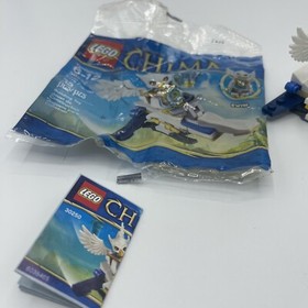 LEGO LEGENDS OF CHIMA Ewar's Acro Fighter 30250 Complete 2013 Retired Great!