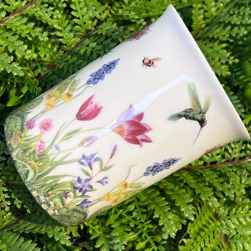 4 New Stechcol Gracie Bone China Spring Garden Floral Butterfly Insets Tea Mugs - Picture 9 of 10