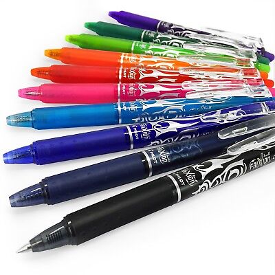 Pilot FriXion CLICKER Retractable 0.7mm Erasable Rollerball Pen Red Pack 3