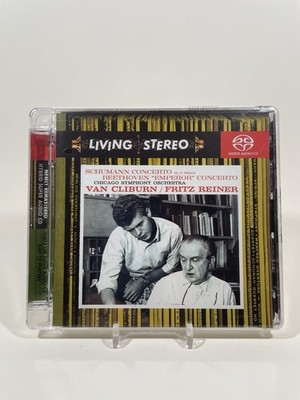 SACD: Schumann Beethoven Piano Concertos - Van Cliburn CSO Super Audio CD Hybrid