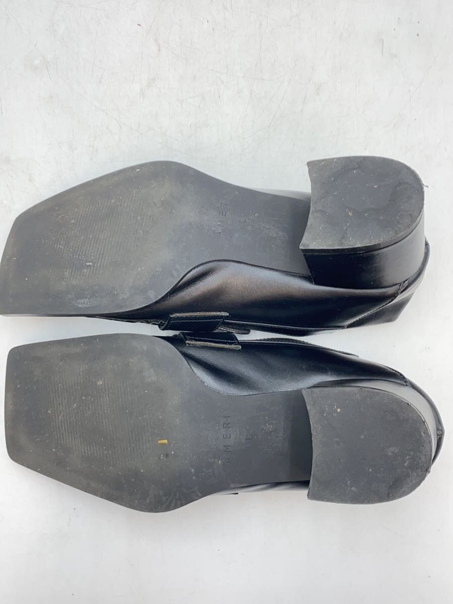 Ameri Square Toe Pumps L Black KMv93 - image 4