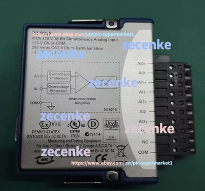 National Instruments NI 9215 cDAQ Analog Input Module, Simultaneous Sampling - Bild 1 von 3