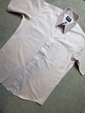 VTG Men's Arrow Kent 16 SS Dress Shirt Pink 1065 