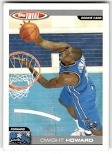 Dwight Howard 2004-05 Topps Total Team Checklists #TTC21 Orlando Magic