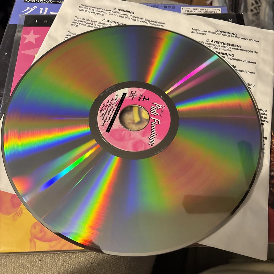 "PINK FLAMINGOS" movie - NM LASERDISC - 1997 - 25th ANNIV. CRITERION COLL#london - Image 4 of 4