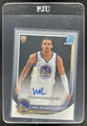 2025-26 Bowman Will Richard Chrome Auto Autograph RC Rookie #BCA-WI Warriors