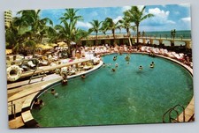The Saxony Worlds Finest Resort Hotel Miami Beach Florida FL Vintage Postcard