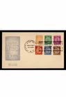 Israel Scott #1-6 1948 Doar Ivri FDC With Tel Aviv Slogan Cancel!!