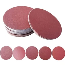 5-Inch PSA Sanding Discs, Self Adhsive Back Assorted Aluminum Oxide 5 inch 
