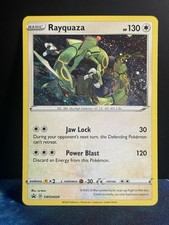 Rayquaza SWSH029 Scudo Spada Cosmos Holo Stella Nera Promo Carta Pokemon NM SWIRL