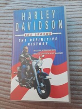 VHS Harley Davidson The Legend The Definitive History (Ref04)
