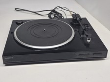 Sony PS-LX250H Automatic Vinyl Record Turntable Black Used Parts Repair