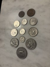 South Africa Coin Lot 1965-1979  1 Rand to 1 Cent- 1 Rand AU 