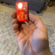 Refillable KGB Russian Ussr Theme Butane Flip Lighter
