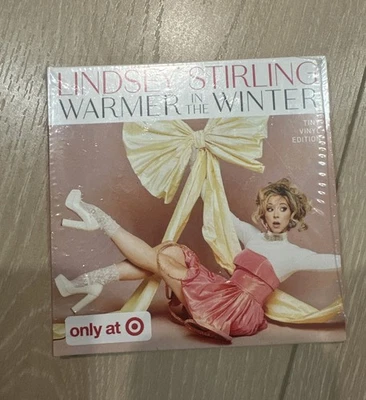 LINDSEY STIRLING - WARMER IN THE WINTER - 4" PINK TINY VINYL TARGET - BRAND NEW - Image 1 of 2