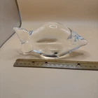 SIGNED Steuben Glass Crystal Fish Figurine Paperweight