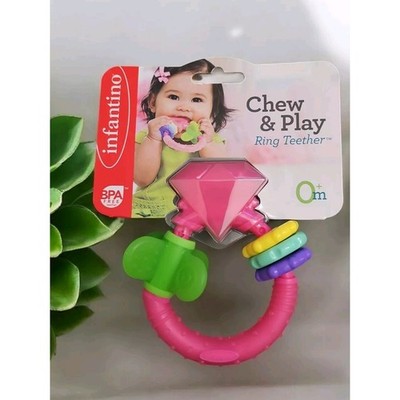 Infantino Activity Teether Toys  Baby 0+ Months BPA Free Chew & Play