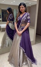 PARTY LEHENGA CHOLI INDIAN DESIGNER BOLLYWOOD LEHNGA WEDDING ETHNIC BRIDAL NEW