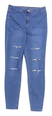 Matalan Damen blau Skinny Distressed Jeans Größe 12