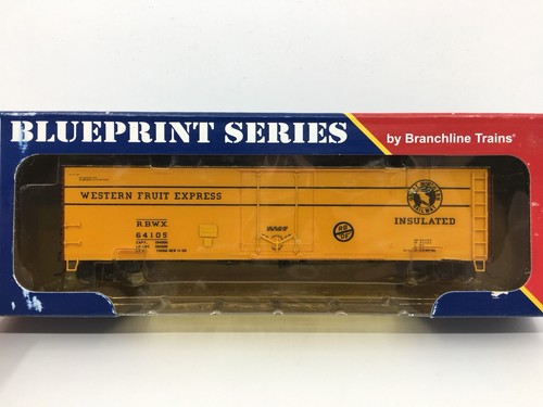 Coche de carga HO Branchline 117113 Western Fruit Express 50’ puerta enchufable WFEX #64105 | Zustand: Used