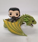 Funko Pop TV Game of Thrones JON SNOW Riding RHAEGAL #67 LOOSE OOB
